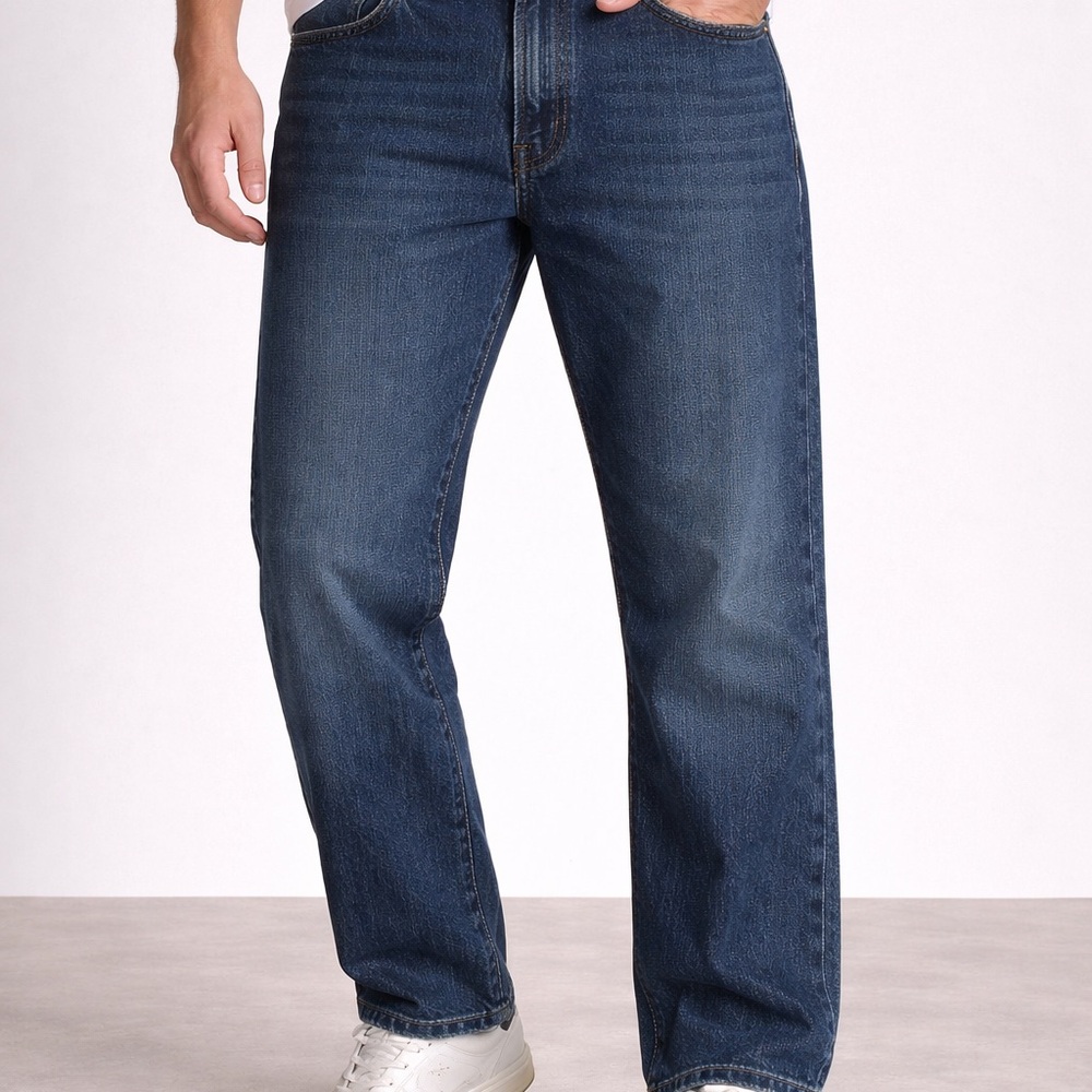 Levi's Signature Relaxed Fit Jeans Men 34x30 Blue Denim Straight Leg Classic Fit